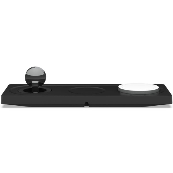 Belkin BOOST CHARGE PRO 3-in-1 Wireless Charging Pad with MagSafe, Black (HPU72, WIZ016vfBK)
