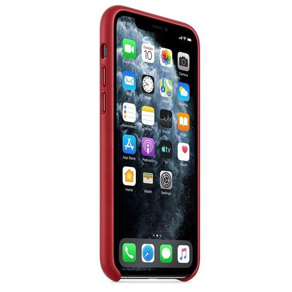 Apple Leather Case for iPhone 11 Pro, Red (HC)