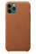Чехол-накладка Apple Leather Case for iPhone 11 Pro, Saddle Brown (MWYD2)