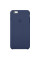 Чехол-накладка Apple Leather Case for iPhone 6 Plus, 6s Plus, Midnight Blue (MGQV2) Оригинал