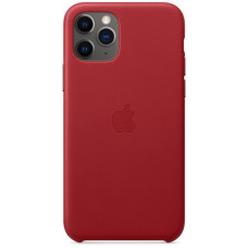 Apple Leather Case for iPhone 11 Pro, Product (Red) (MWYF2)