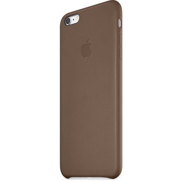 Чехол-накладка Apple Leather Case for iPhone 6 Plus/6s Plus, Olive Brown (MGQR2) Оригинал