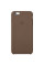 Чехол-накладка Apple Leather Case for iPhone 6 Plus/6s Plus, Olive Brown (MGQR2) Оригинал