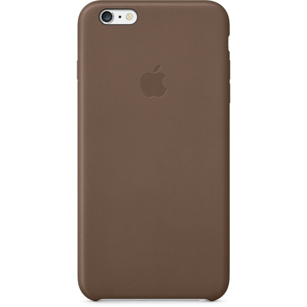 Чехол-накладка Apple Leather Case for iPhone 6 Plus/6s Plus, Olive Brown (MGQR2) Оригинал
