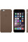 Чехол-накладка Apple Leather Case for iPhone 6 Plus/6s Plus, Olive Brown (MGQR2) Оригинал