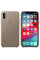 Чехол-накладка Apple Leather Case for iPhone Xs, Taupe (MRWL2) Оригинал