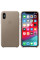Чехол-накладка Apple Leather Case for iPhone Xs, Taupe (MRWL2) Оригинал