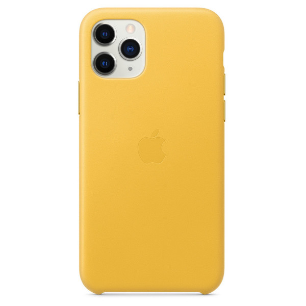 Чохол накладка Apple Leather Case for iPhone 11 Pro, Meyer Lemon (MWYA2)
