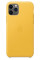 Чохол накладка Apple Leather Case for iPhone 11 Pro, Meyer Lemon (MWYA2)