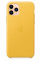 Чохол накладка Apple Leather Case for iPhone 11 Pro, Meyer Lemon (MWYA2)