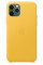 Чохол накладка Apple Leather Case for iPhone 11 Pro, Meyer Lemon (MWYA2)