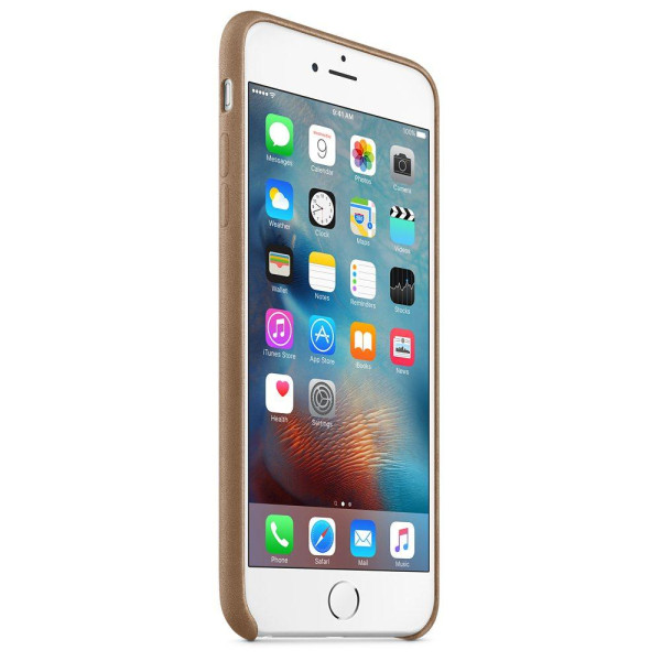 Чехол-накладка Apple Leather Case for iPhone 6S Plus\6 Plus, Brown (MKX92) Оригинал