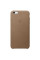 Чехол-накладка Apple Leather Case for iPhone 6S Plus\6 Plus, Brown (MKX92) Оригинал