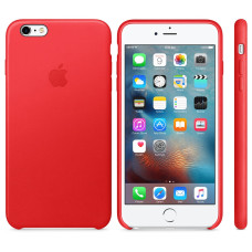 Чехол-накладка Apple Leather Case for iPhone 6S Plus/6 Plus, PRODUCT Red (MKXG2) Оригинал