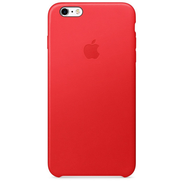 Чехол-накладка Apple Leather Case for iPhone 6S Plus/6 Plus, PRODUCT Red (MKXG2) Оригинал