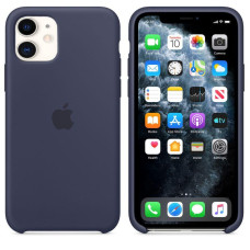 Чехол-накладка Apple Silicone Case for iPhone 11, Midnight Blue (HC)