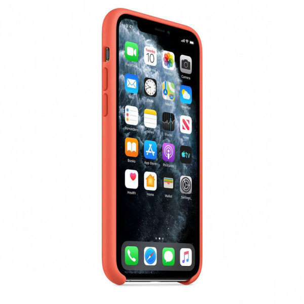 Чехол-накладка Apple Silicone Case for iPhone 11, Clementine (Orange) (HC)