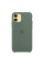 Чехол-накладка Apple Silicone Case for iPhone 11, Pine Green (HC)