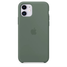 Чехол-накладка Apple Silicone Case for iPhone 11, Pine Green (HC)