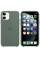 Чехол-накладка Apple Silicone Case for iPhone 11, Pine Green (HC)
