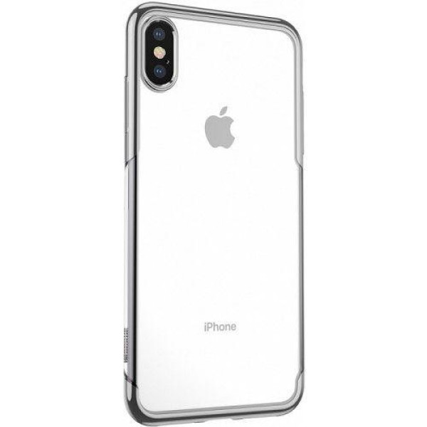 Чехол-накладка Baseus Shining Case for iPhone Xs Max, Silver