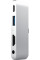 Хаб-адаптер Satechi Aluminum Type-C Mobile Pro Hub, Silver (ST-TCMPHS)