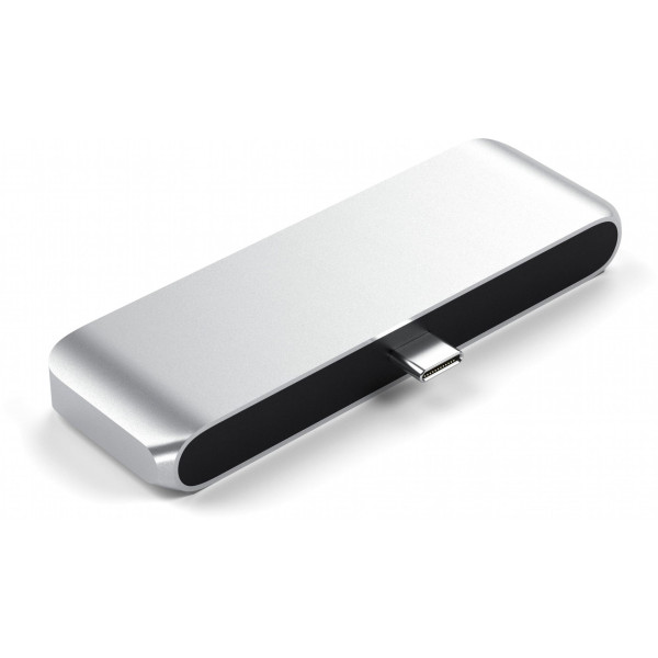 Хаб-адаптер Satechi Aluminum Type-C Mobile Pro Hub, Silver (ST-TCMPHS)