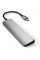 Хаб-адаптер Satechi Aluminum Type-C Slim Multi-Port Adapter 4K V2, Space Gray (ST-SCMA2M)