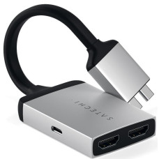 Хаб-адаптер Satechi Type-C Dual HDMI Adapter, Silver (ST-TCDHAS)