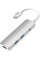 Хаб-адаптер Satechi Slim Aluminum Type-C Multi-Port Adapter with Type-C Charging Port , Silver (ST-CMAS)