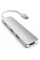 Хаб-адаптер Satechi Slim Aluminum Type-C Multi-Port Adapter with Type-C Charging Port , Silver (ST-CMAS)