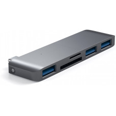 Хаб-адаптер Satechi Type-C USB 3.0 3-in-1 Combo Hub, Space Gray(ST-TCUHM)