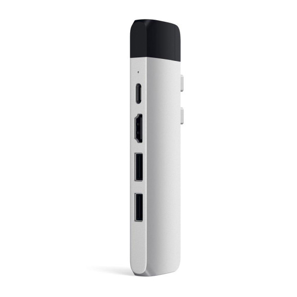 Хаб-адаптер Satechi Aluminum Type-C Pro Hub Adapter with Ethernet, Silver (ST-TCPHES)