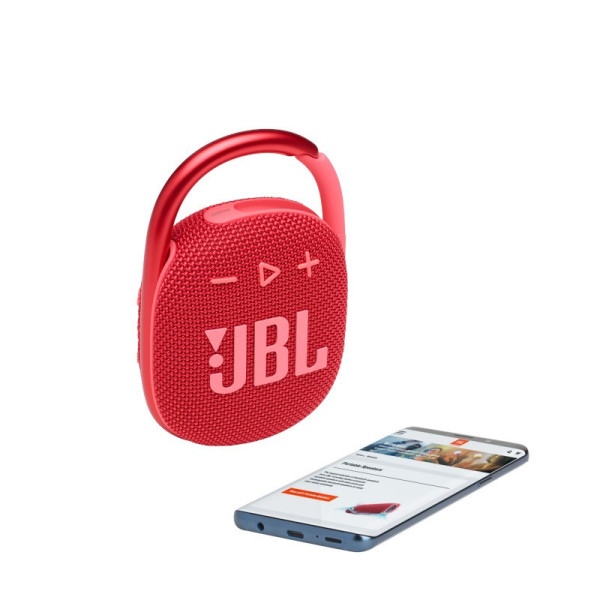 Акустическая система JBL Clip 4 Red, (JBLCLIP4RED)