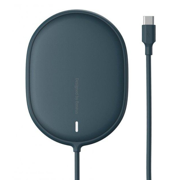 Бездротова зарядка Baseus Light Magnetic MagSafe 15W Wireless Charger, Blue (WXQJ-03)