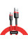 Кабель синхронизации Baseus Cafule 2.4A Micro USB 1m Cable, Red