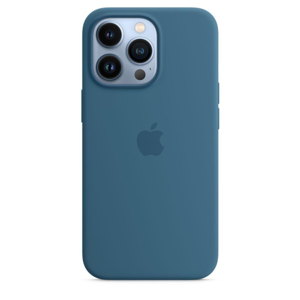 Чехол-накладка Apple Silicone Case with MagSafe for iPhone 13 Pro, Blue Jay (MM2G3)
