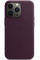 Кожанный чехол-накладка Apple Leather Case with MagSafe for iPhone 13 Pro Max, Dark Cherry (MM1M3)