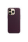 Кожанный чехол-накладка Apple Leather Case with MagSafe for iPhone 13 Pro Max, Dark Cherry (MM1M3)