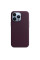 Кожанный чехол-накладка Apple Leather Case with MagSafe for iPhone 13 Pro Max, Dark Cherry (MM1M3)