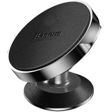 Автомобильный держатель Baseus Small Ears Series Genuine Leather Magnetic Car Vertical Type, Black