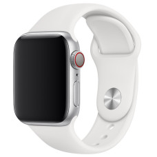 Силиконовый ремешок Apple Sport Band 316L for Watch 41/40/38mm, White (MJ4E2)