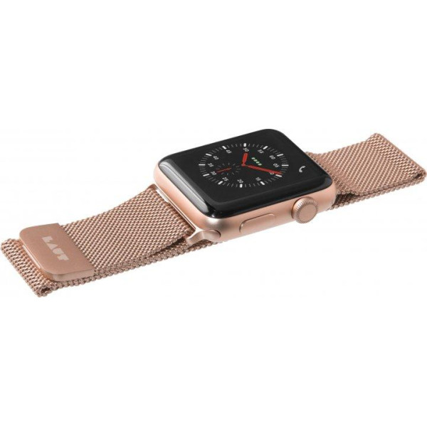 Металический ремешок Laut Steel Loop for Watch 41/40/38, Rose Gold (LAUT_AWS_ST_RG)