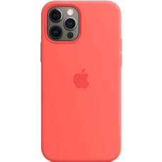Силиконовый чехол-накладка Apple Silicone Case with MagSafe for iPhone 12 Pro Max, Pink Citrus (MHL93)
