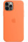 Силиконовый чехол-накладка Apple Silicone Case with MagSafe for iPhone 12 Pro Max, Kumquat (HC)