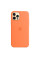 Силиконовый чехол-накладка Apple Silicone Case with MagSafe for iPhone 12 Pro Max, Kumquat (HC)