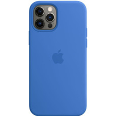 Силиконовый чехол-накладка Apple Silicone Case for iPhone 12 Pro Max, Capri Blue (HC)(A)