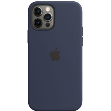 Силиконовый чехол-накладка Apple Silicone Case for iPhone 12 Pro Max, Deep Navy (HC)(A)