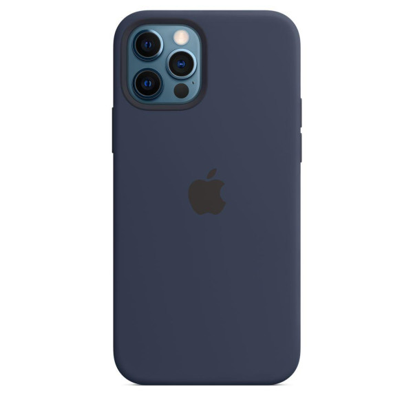 Силиконовый чехол-накладка Apple Silicone Case for iPhone 12 Pro Max, Deep Navy (HC)(A)