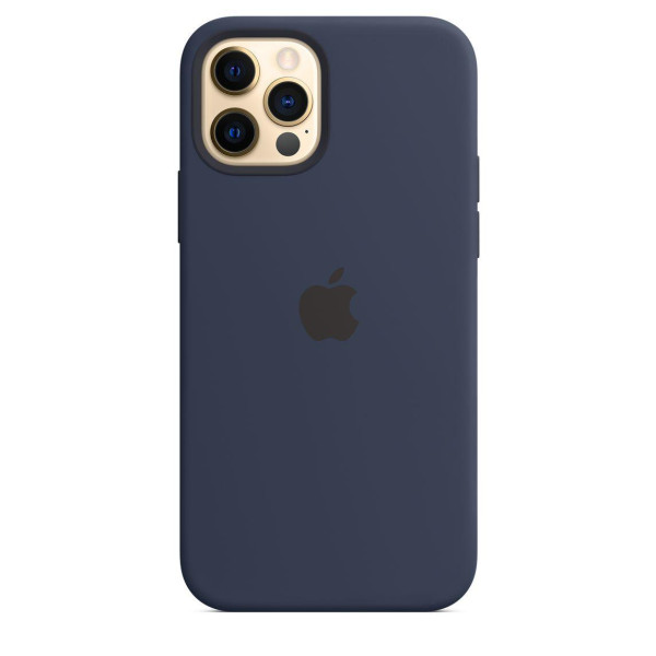 Силиконовый чехол-накладка Apple Silicone Case for iPhone 12 Pro Max, Deep Navy (HC)(A)